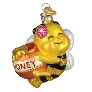 Old World Christmas Blown Glass Ornament for Christmas Tree, Bee Sweet - 1 of 4