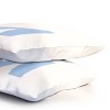 Deny Designs Standard April Lane Art Block Blue Monogram M Microfiber Printed Pillow Sham - 3 of 3