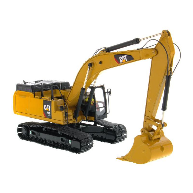 CAT Caterpillar 349F L XE Hydraulic Excavator with Operator "High Line" Series 1/50 Diecast Model by Diecast Masters, 4 of 5