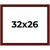 PosterPalooza | Weathered Red Picture Frame - UV Acrylic, Backing Board, Hanging Hardware Included - 2 of 4
