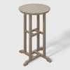 WestinTrends Malibu 37" All Weather HDPE Outdoor Patio Counter Height Bistro Table - Round - 4 of 4