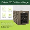 Dakota 283 Canine Rough and Tough Economy Pet Kennel, Heavy Duty Crate for Dogs and Cats with Ventilation Holes, Large, Coyote Granite - 2 of 4