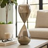 Contemporary Hourglass Sculpture for Home Decor - Stylish Decorative Object for Family Game Night, Desk Decor, and Living Room Decoration - 3 of 4