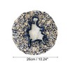 Unique Bargains Women Double Layer Flowers Shower Cap Navy Blue 1 Pc - 2 of 3