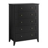 Wood Dresser for Bedroom, Chest of Drawers with 5 Drawer & Metal Handle - 3 of 4