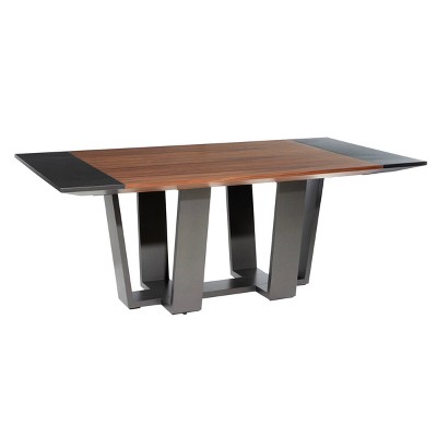 Walnut Veneer Dining Table Brown - Venus Williams Collection