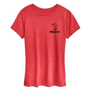 Women's - Peanuts - Faces Short Sleeve Graphic T-Shirt - 1 of 4