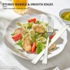 DOMETOUR 20 pcs Stainless Steel Silverware Set Flatware Cutlery Set Service for 4, Includes Forks Spoons Steak Knives - 4 of 4