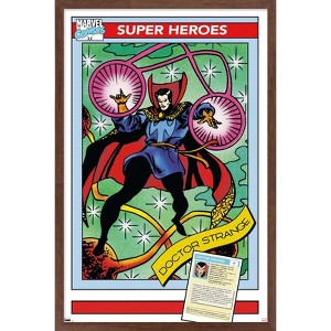 Trends International Marvel Trading Cards - Doctor Strange Framed Wall Poster Prints - 1 of 4