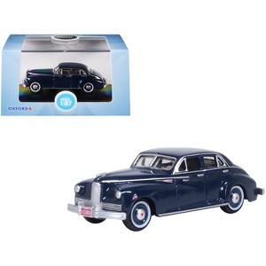 1942 Packard Clipper Touring Sedan Packard Blue 1/87 (HO) Scale Diecast Model Car by Oxford Diecast - 1 of 4