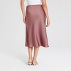 Women's Textured Satin Side-Tie Skirt - A New Day™ - 2 of 4
