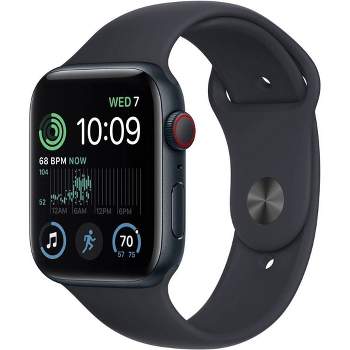 Refurbished Apple Watch SE GPS + Cellular (2022, 2nd Generation) with Sport Band - Target Certified Refurbished