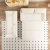 Modern Queen Size Pull-Out Sleeper Sofa Bed with Storage, 3-in-1 Convertible Sleeper Sofa Couch for Small Apartment or Living Room–The Pop Home - 3 of 4