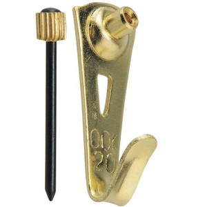 OOK Brass-Plated Blue Picture Hanger 20 lb 3 pk (Case of 12) - 1 of 1