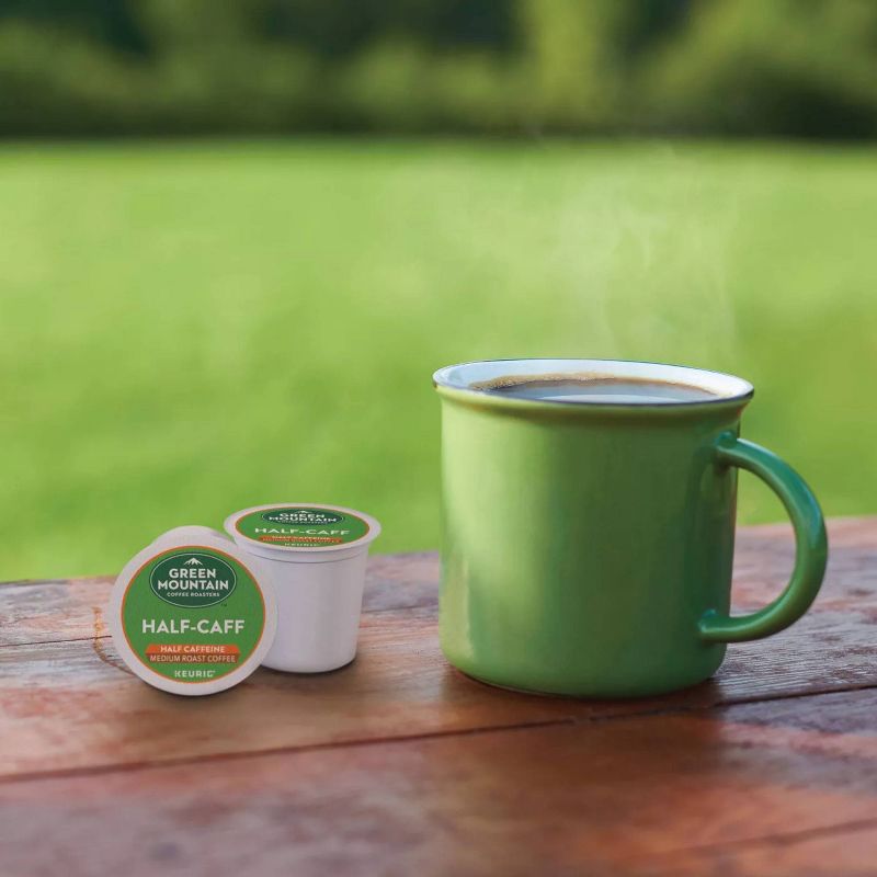 Green Mountain Coffee Half-Caff Keurig K-Cup Coffee Pods - Medium Roast - 24ct, 5 of 12