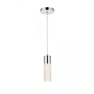 Elegant Lighting Constellation 1 light Chrome LED Pendant - 1 of 4
