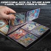 Monster 4 Pocket Trading Card Binder - Holofoil Black Album, Side Loading Padded Pockets, Double Sided, Holds 160 Cards, For Sport, Gaming, Kpop, Gift - 4 of 4