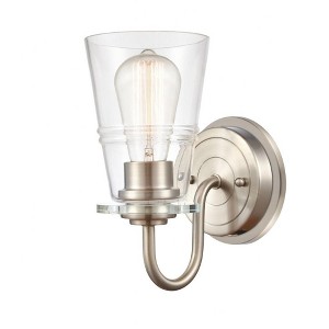 Scarlett - 1 Light Bath Vanity In Contemporary Style-9.63 Inches Tall and 4.75 Inches Wide - 1 of 3