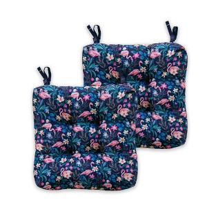 Vera Bradley 2pc 19"x19" Outdoor Patio Chair Cushions - 1 of 4