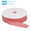 Unique Bargains Soft Single Face Spool Silky Velvet Ribbon for Bouquets DIY Crafts - 2 of 3