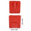 Unique Bargains PU Leather Car Sun Visor Organizer Glasses Holder Card Holder Auto Accessories Pocket Organizer 4.92"x5.91" - 4 of 4