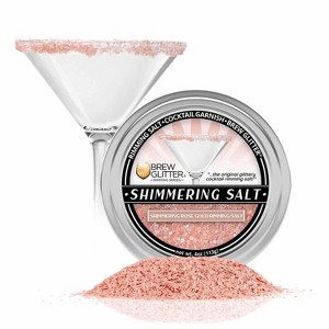 Brew Glitter Colorful Cocktail Rimming Glitter Salt Series (1x 4oz Tin) - 1 of 4
