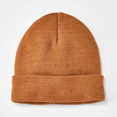 Image of Baby Beanie - Cat & Jack™ Brown 12-24M
