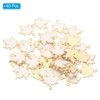 Unique Bargains Jewelry Making Bracelet Metal Elegant Leaf Pendants 40 Pcs - 3 of 4