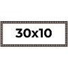 PosterPalooza | Panoramic Deco Black Picture Frame - UV Acrylic, Foam Board Backing, Hanging Hardware - 2 of 4