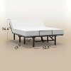 DOMETOUR Queen Adjustable Bed Base: Head/Foot Incline, Quiet Motor, Zero Gravity, Dual USB, Remote with Memory Keys - 2 of 4