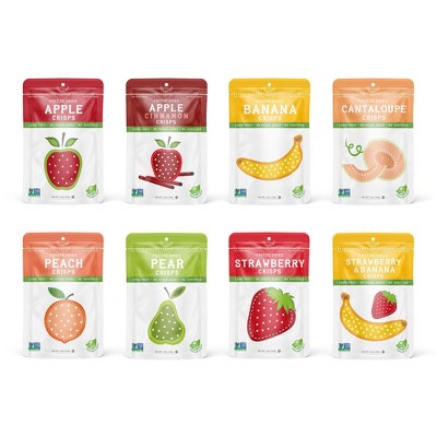 Nature's Turn Freeze-Dried Fruit Snacks - Sampler Variety Pack -  No Sugar Added, Non GMO, Gluten Free, Nothing Artificial - 34g (1.20oz) - 8 Pack