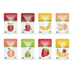 Nature's Turn Freeze-Dried Fruit Snacks - Sampler Variety Pack -  No Sugar Added, Non GMO, Gluten Free, Nothing Artificial - 34g (1.20oz) - 8 Pack - 1 of 4