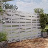 PexFix 72 in. x 47 in. Outdoor Privacy Rectangle Screen Galvanized Steel Panel Divider in White - 3 of 4