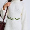 Unique Bargains Leaf Tassel Handmade Cord Belt 1 Pc - 2 of 4