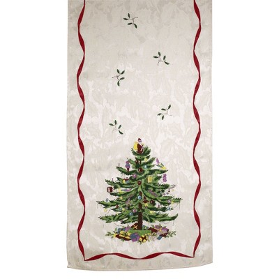 Avanti Spode Tree Green 72" Runner - Multicolored