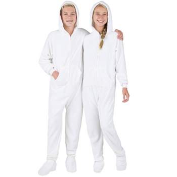 Footed Pajamas - Family Matching - In The Clouds Hoodie Chenille Onesie For Boys, Girls, Men and Women | Unisex