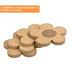 Unique Bargains Thickened Cork Flower Shaped Coasters for Tableware - 3 of 4
