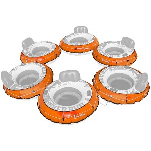 Bradley 6 Pack Heavy Duty River Tube Cover Only; Made in USA; Compatible with Intex River Run 53" Tubes - 1 of 1
