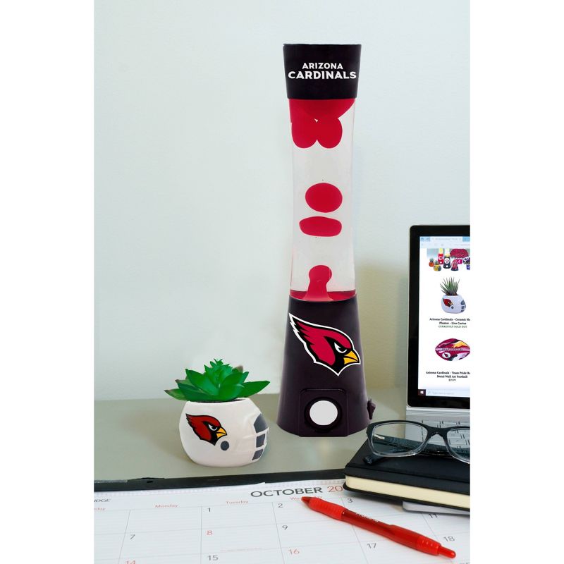 NFL Arizona Cardinals Magma Lamp Speaker, 2 of 4