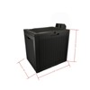 VisioGear Deck Boxes, 30 Gal Outdoor Storage Deck Box, Small Patio Storage Bin for Garden Tools, Black, 22.09"*17.09"*20.87" - 3 of 4