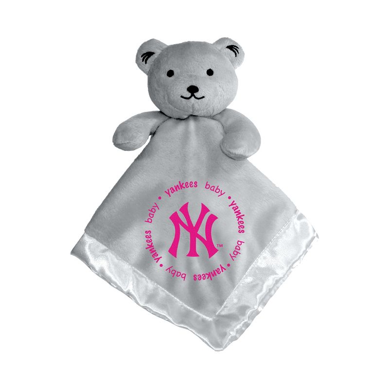 Baby Fanatic Girls Pink Security Bear - MLB New York Yankees, 1 of 4