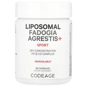 Codeage Liposomal Fadogia Agrestis 600mg Supplement - 30:1 Extract - Vitamin D3 Zinc Fenugreek - BioPerine Black Pepper - 2-Month Supply - 1 Capsule - 1 of 4
