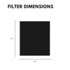Nispira Charcoal Carbon Pre Filter Replacement Compatible with Fellowes AeraMax 290 300 DX95 Air Purifier (Compared to Part 9324201), Pack of 4 - 2 of 2