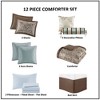 NicBex 12 Piece Polyester King Printed Cotton Bed Set with Bed Sheets,Comfort Sheets Set for Bedroom - 3 of 4