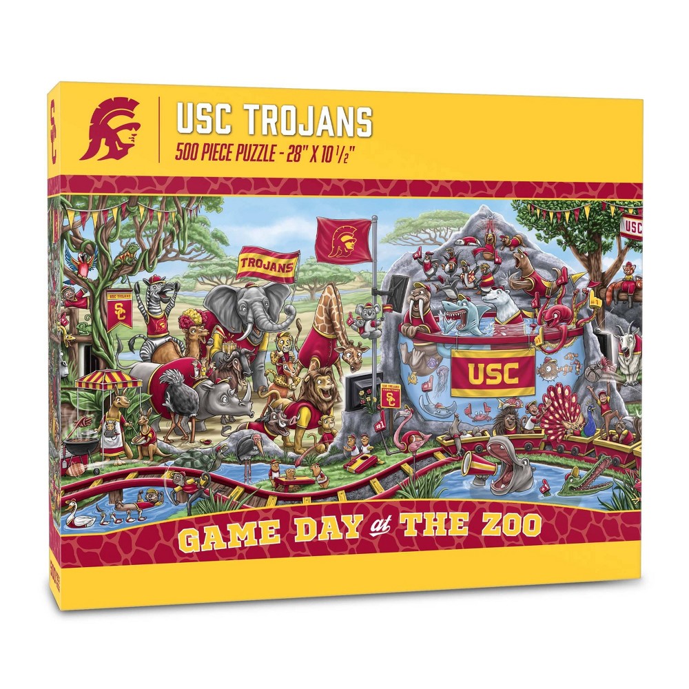 Photos - Jigsaw Puzzle / Mosaic NCAA USC Trojans Game Day at the Zoo 500pc Jigsaw Puzzle