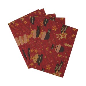 Unique Bargains Gift Wrap Paper Kraft 27.56"x19.69" 5 Pcs - 1 of 4