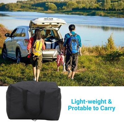 16ft Black Inflatable Outdoor Movie Projector Screen with Quiet Air Blower