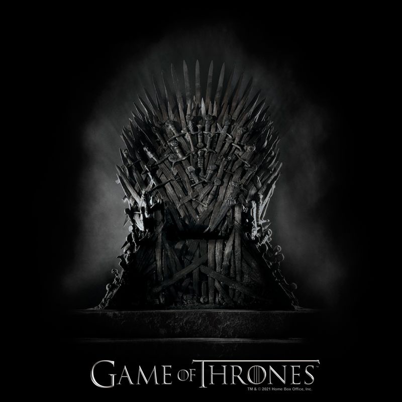 Men's Game of Thrones Smokey Iron Throne T-Shirt, 2 of 6