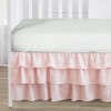 Sweet Jojo Designs Girl Baby Crib Bedding Set - Deer Floral Collection 4pc - 4 of 4