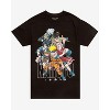 Seven Times Six Naruto T-Shirt Men's Sakura Kakashi Sasuke Iruka Short Sleeve Graphic Tee Black - 4 of 4